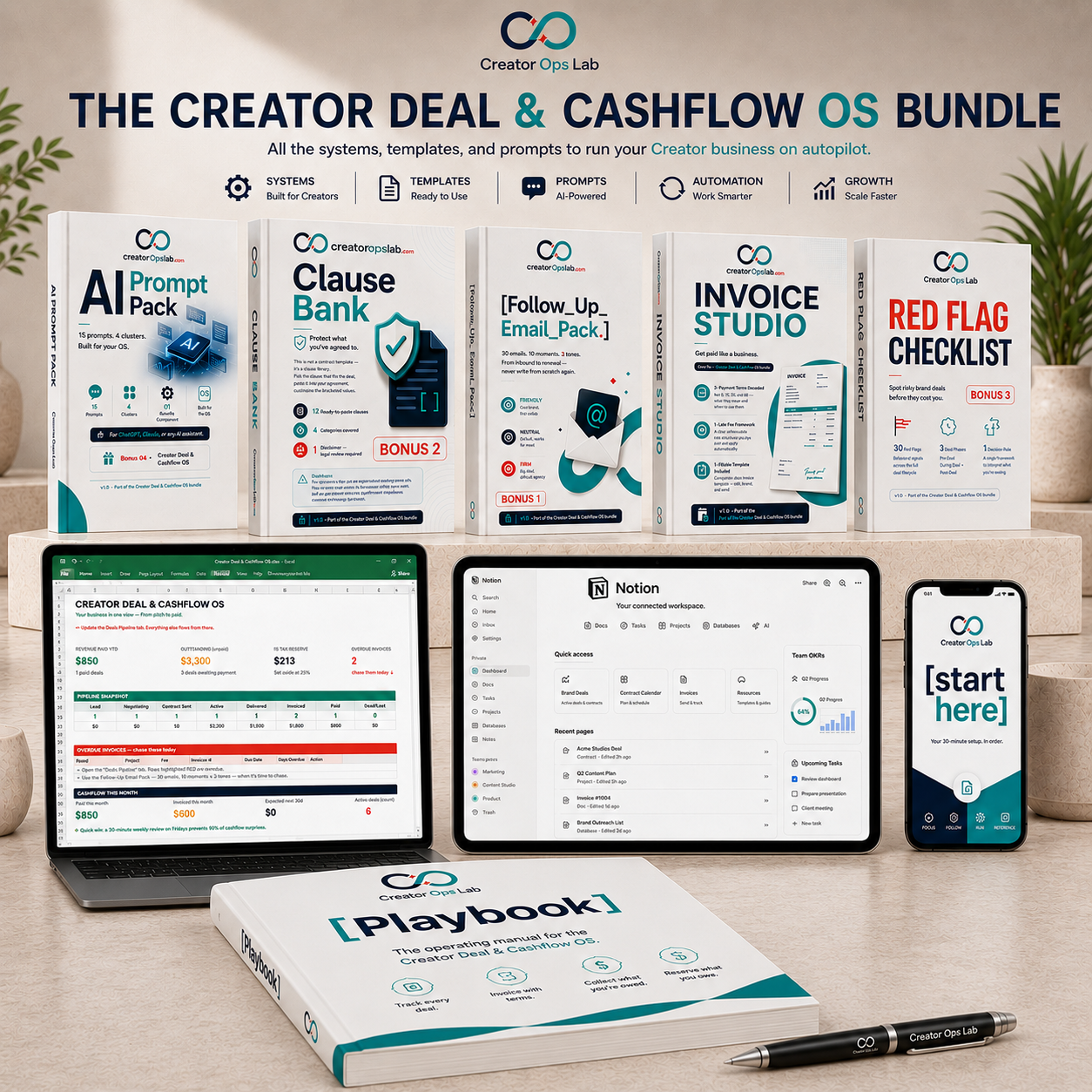 The Creator Ops Lab Bundle — complete contents